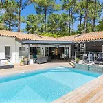Vila D'architecte Avec Piscine Chauffee Et Borne De Recharge, Parfaite Pour Des En Famille - Fr-1-791-4 Soorts-Hossegor