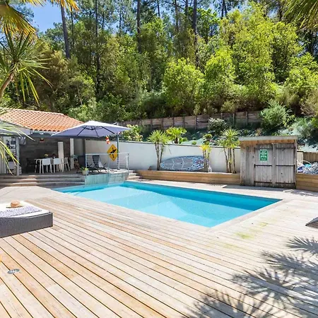 D'architecte Avec Piscine Chauffee Et Borne De Recharge, Parfaite Pour Des En Famille - Fr-1-791-4 Villa Soorts-Hossegor